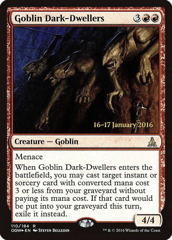 Goblin Dark-Dwellers [Oath of the Gatewatch Prerelease Promos] | Play N Trade Winnipeg