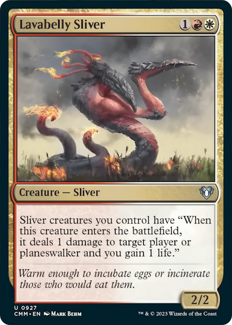 Lavabelly Sliver [Commander Masters] | Play N Trade Winnipeg