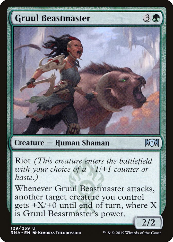 Gruul Beastmaster [Ravnica Allegiance] | Play N Trade Winnipeg