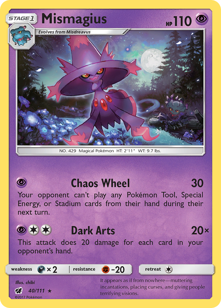 Mismagius (40/111) [Sun & Moon: Crimson Invasion] | Play N Trade Winnipeg