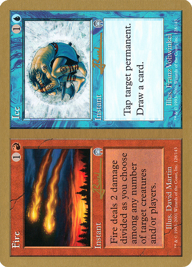 Fire // Ice (Antoine Ruel) [World Championship Decks 2001] | Play N Trade Winnipeg