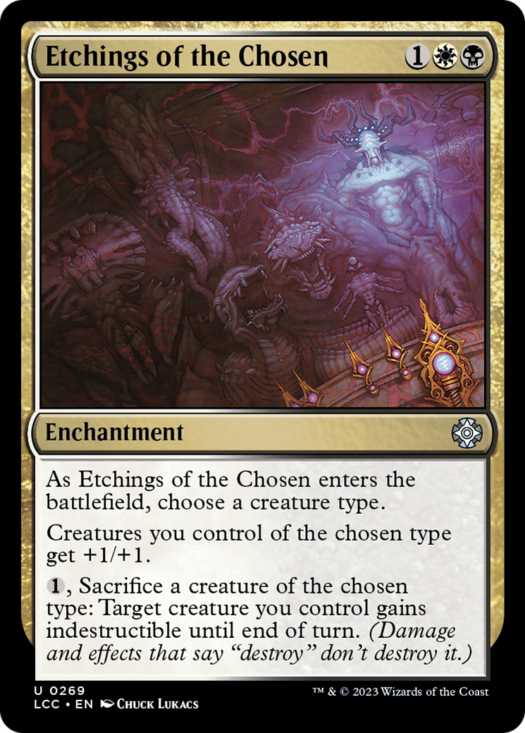 Etchings of the Chosen [The Lost Caverns of Ixalan Commander] | Play N Trade Winnipeg