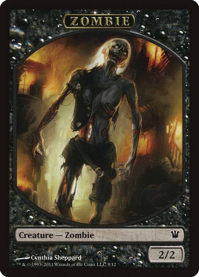 Zombie (9/12) [Innistrad Tokens] | Play N Trade Winnipeg