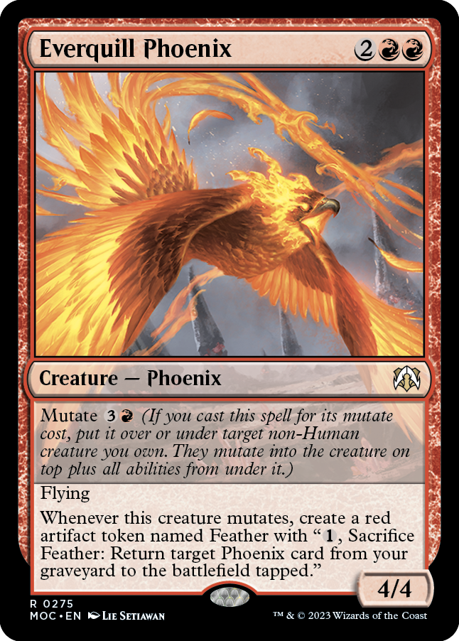 Everquill Phoenix [March of the Machine Commander] | Play N Trade Winnipeg