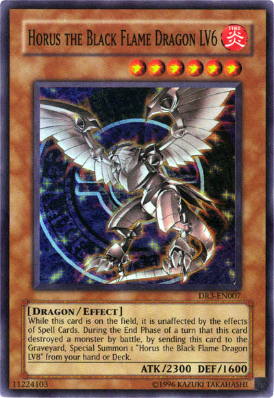 Horus the Black Flame Dragon LV6 [DR3-EN007] Super Rare | Play N Trade Winnipeg