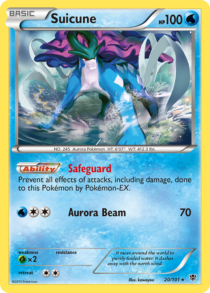 Suicune (20/101) [Black & White: Plasma Blast] | Play N Trade Winnipeg