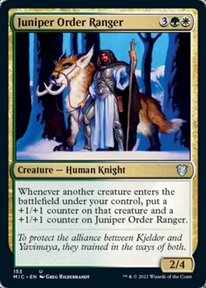 Juniper Order Ranger [Innistrad: Midnight Hunt Commander] | Play N Trade Winnipeg