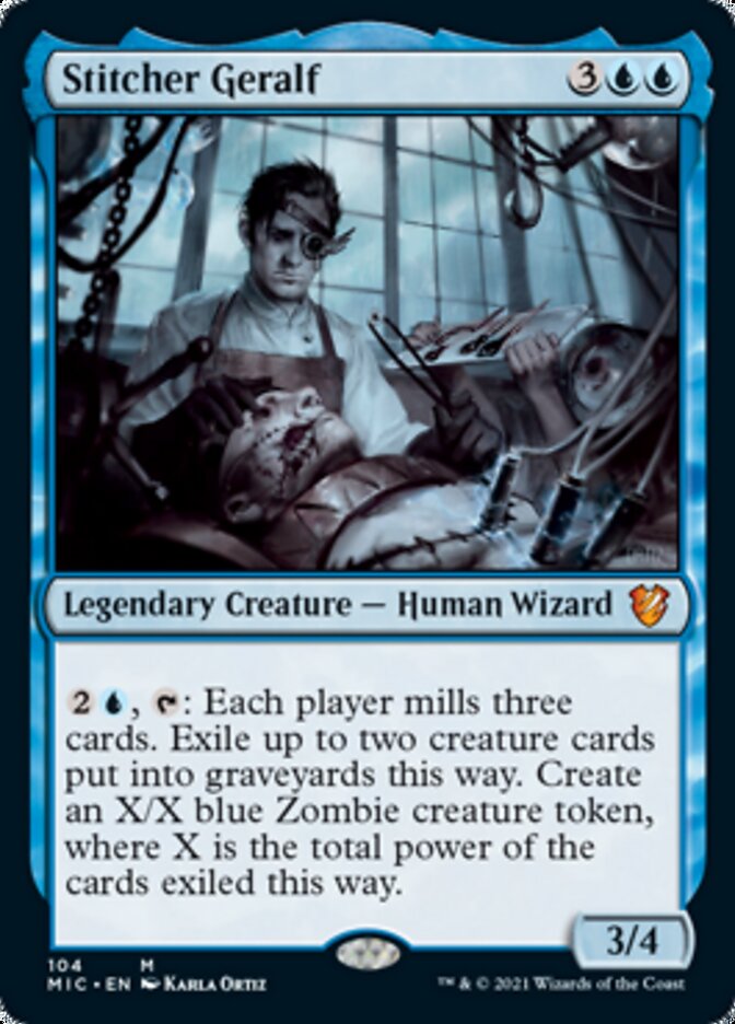 Stitcher Geralf [Innistrad: Midnight Hunt Commander] | Play N Trade Winnipeg