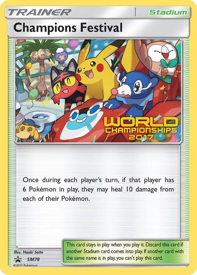 Champions Festival (SM78) (2017) [Sun & Moon: Black Star Promos] | Play N Trade Winnipeg