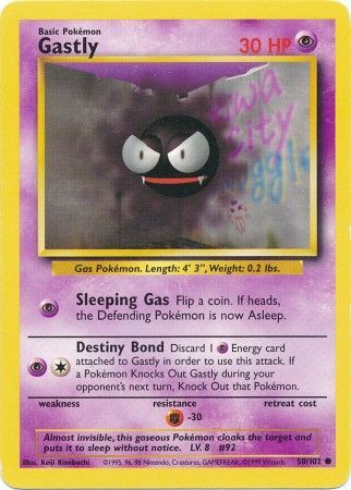 Gastly (50/102) [Base Set Unlimited] | Play N Trade Winnipeg