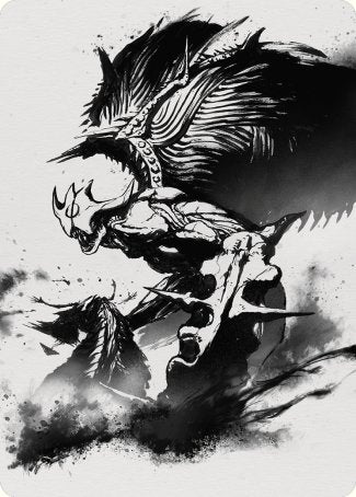 Phyrexian Vindicator 2 Art Card [Phyrexia: All Will Be One Art Series] | Play N Trade Winnipeg