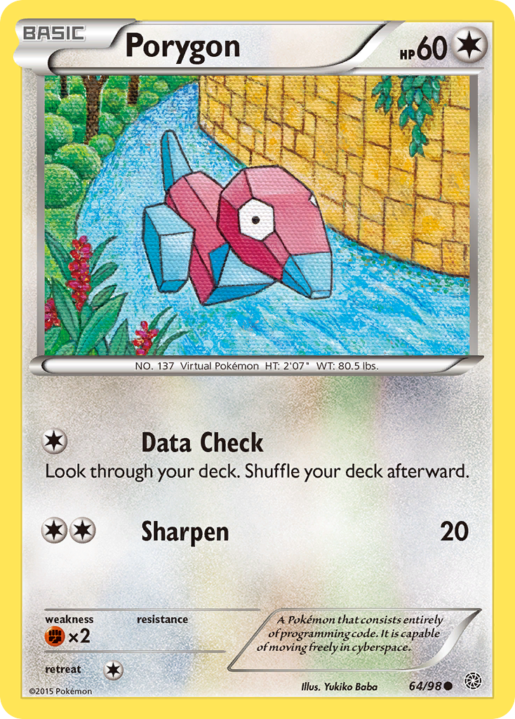 Porygon (64/98) [XY: Ancient Origins] | Play N Trade Winnipeg