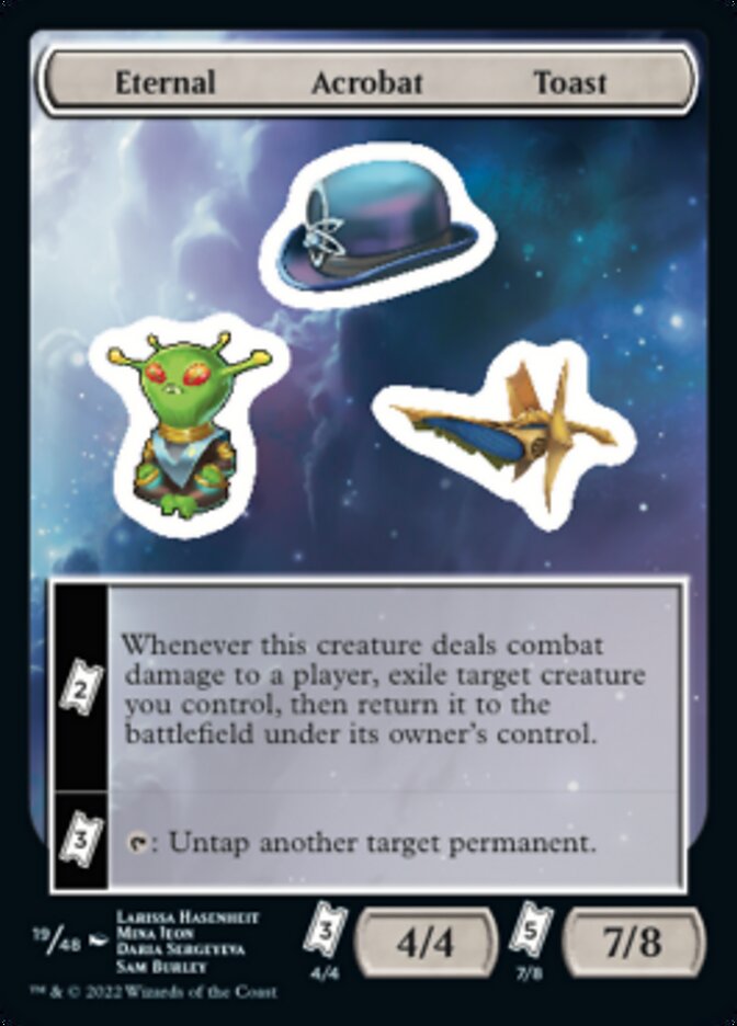 Eternal Acrobat Toast [Unfinity Stickers] | Play N Trade Winnipeg