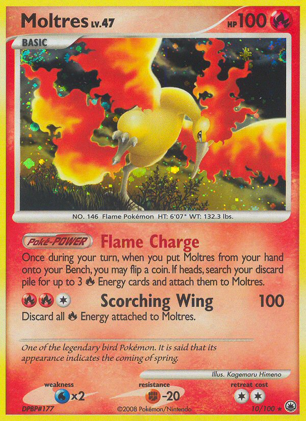 Moltres (10/100) [Diamond & Pearl: Majestic Dawn] | Play N Trade Winnipeg