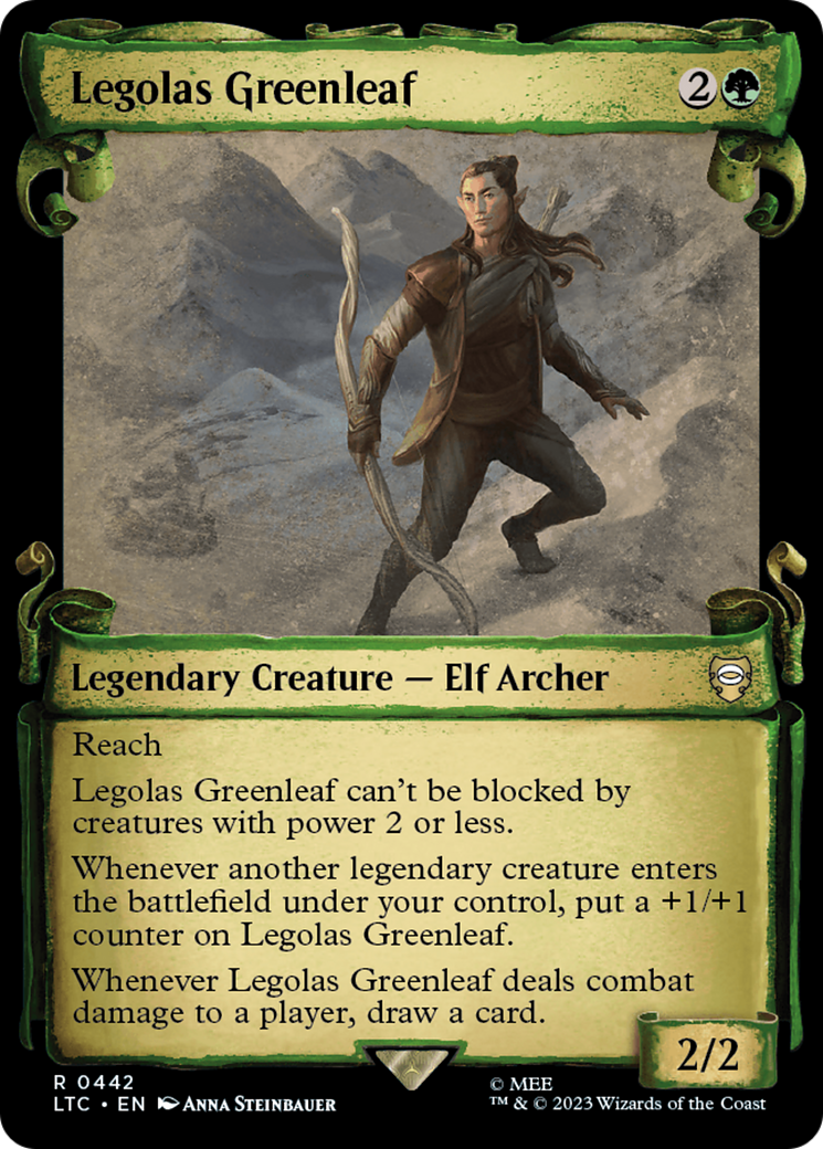 Legolas Greenleaf [The Lord of the Rings: Tales of Middle-Earth Commander Showcase Scrolls] | Play N Trade Winnipeg