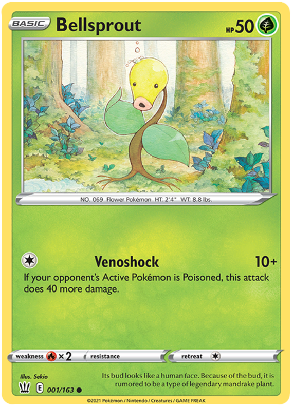 Bellsprout (001/163) [Sword & Shield: Battle Styles] | Play N Trade Winnipeg