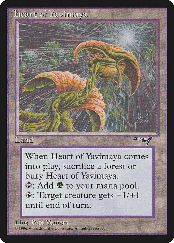 Heart of Yavimaya [Alliances] | Play N Trade Winnipeg