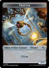 Thopter (0020) // Spider Double-Sided Token [Murders at Karlov Manor Tokens] | Play N Trade Winnipeg