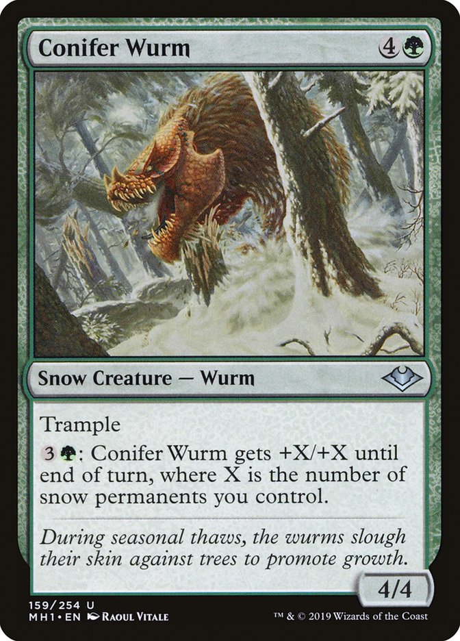 Conifer Wurm [Modern Horizons] | Play N Trade Winnipeg