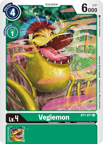 Vegiemon [BT1-071] [Release Special Booster Ver.1.0] | Play N Trade Winnipeg