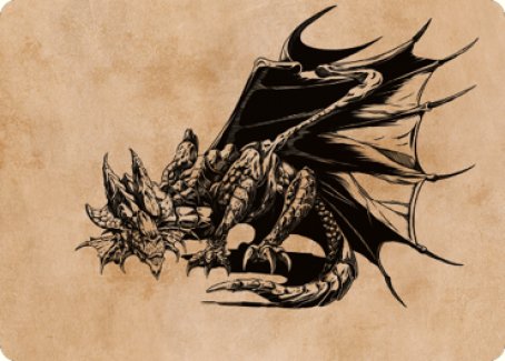 Ancient Copper Dragon Art Card (52) [Commander Legends: Battle for Baldur's Gate Art Series] | Play N Trade Winnipeg