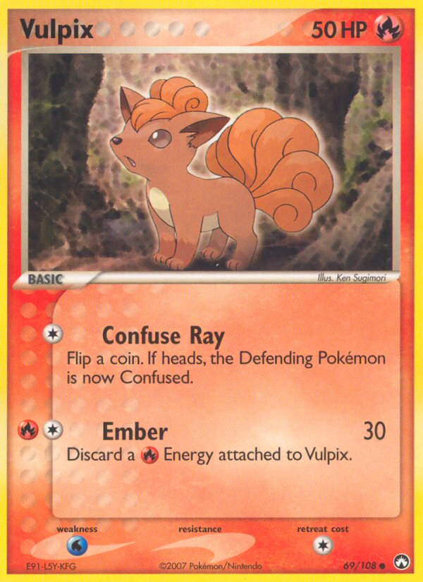 Vulpix (69/108) [EX: Power Keepers] | Play N Trade Winnipeg