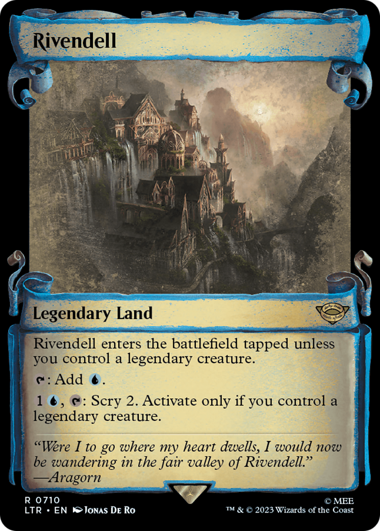Rivendell [The Lord of the Rings: Tales of Middle-Earth Showcase Scrolls] | Play N Trade Winnipeg