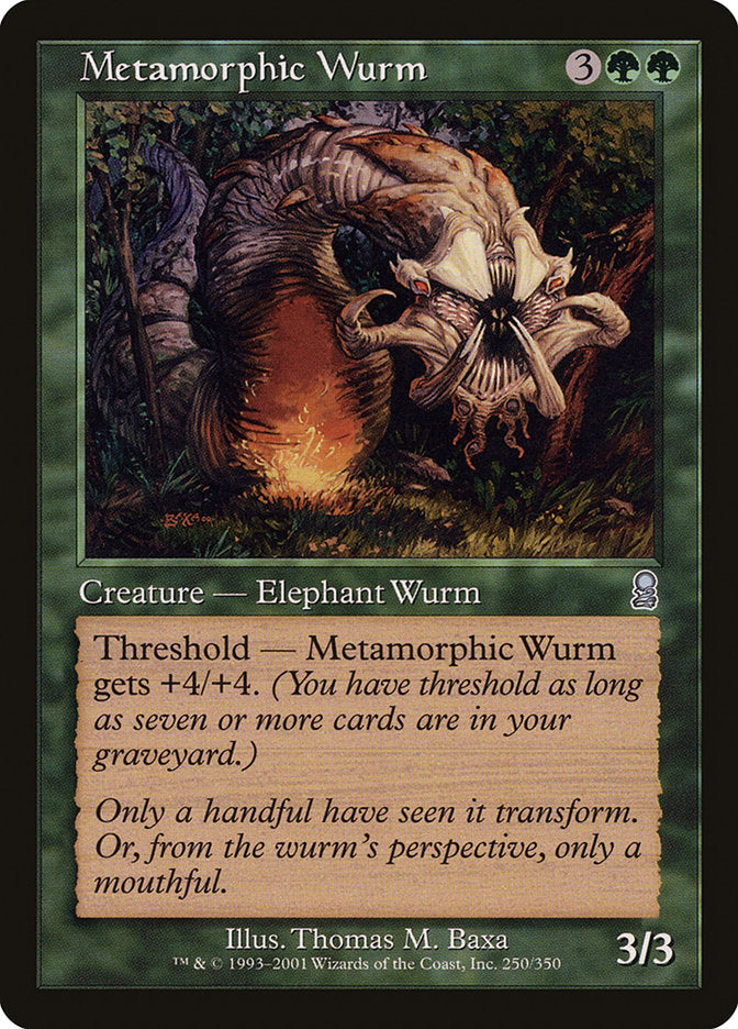 Metamorphic Wurm [Odyssey] | Play N Trade Winnipeg