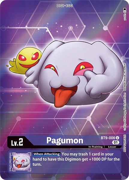 Pagumon [BT9-006] (Alternative Art - Box Topper) [X Record] | Play N Trade Winnipeg