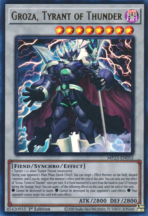 Groza, Tyrant of Thunder [MP23-EN055] Ultra Rare | Play N Trade Winnipeg