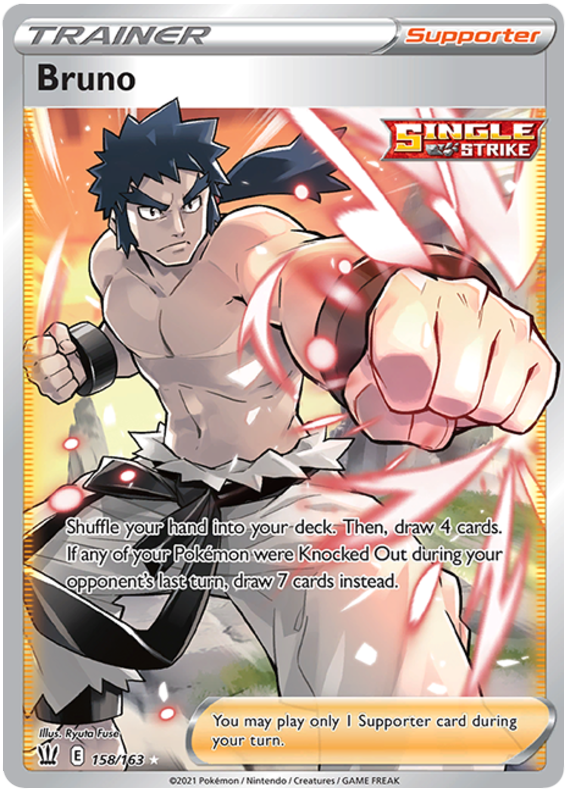 Bruno (158/163) [Sword & Shield: Battle Styles] | Play N Trade Winnipeg