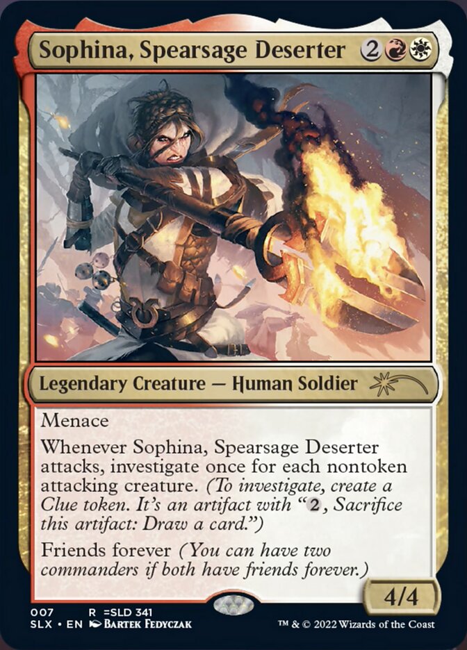 Sophina, Spearsage Deserter [Secret Lair: Universes Within] | Play N Trade Winnipeg