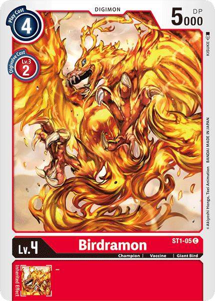 Birdramon [ST1-05] [Starter Deck: Gaia Red] | Play N Trade Winnipeg