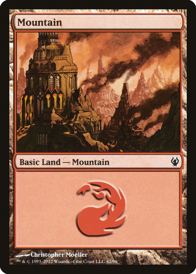 Mountain (42) [Duel Decks: Izzet vs. Golgari] | Play N Trade Winnipeg