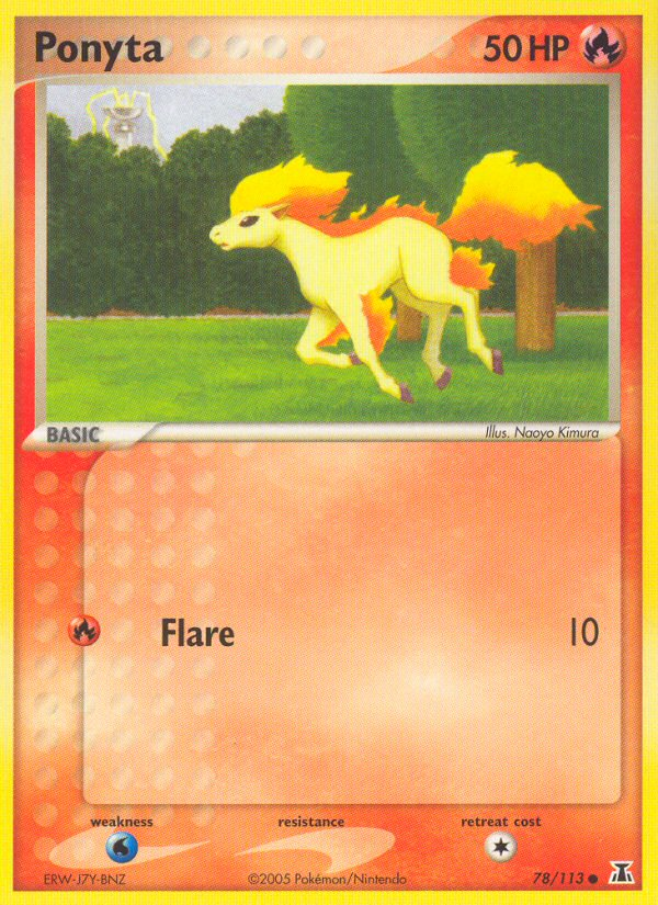 Ponyta (78/113) [EX: Delta Species] | Play N Trade Winnipeg