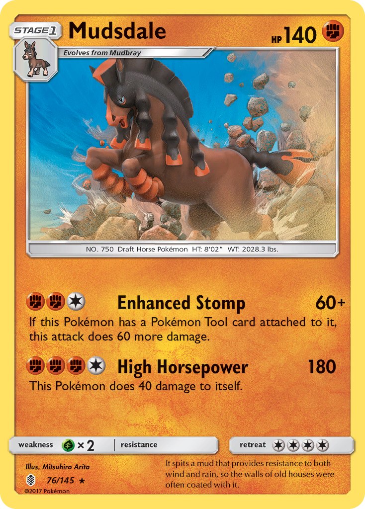 Mudsdale (76/145) [Sun & Moon: Guardians Rising] | Play N Trade Winnipeg