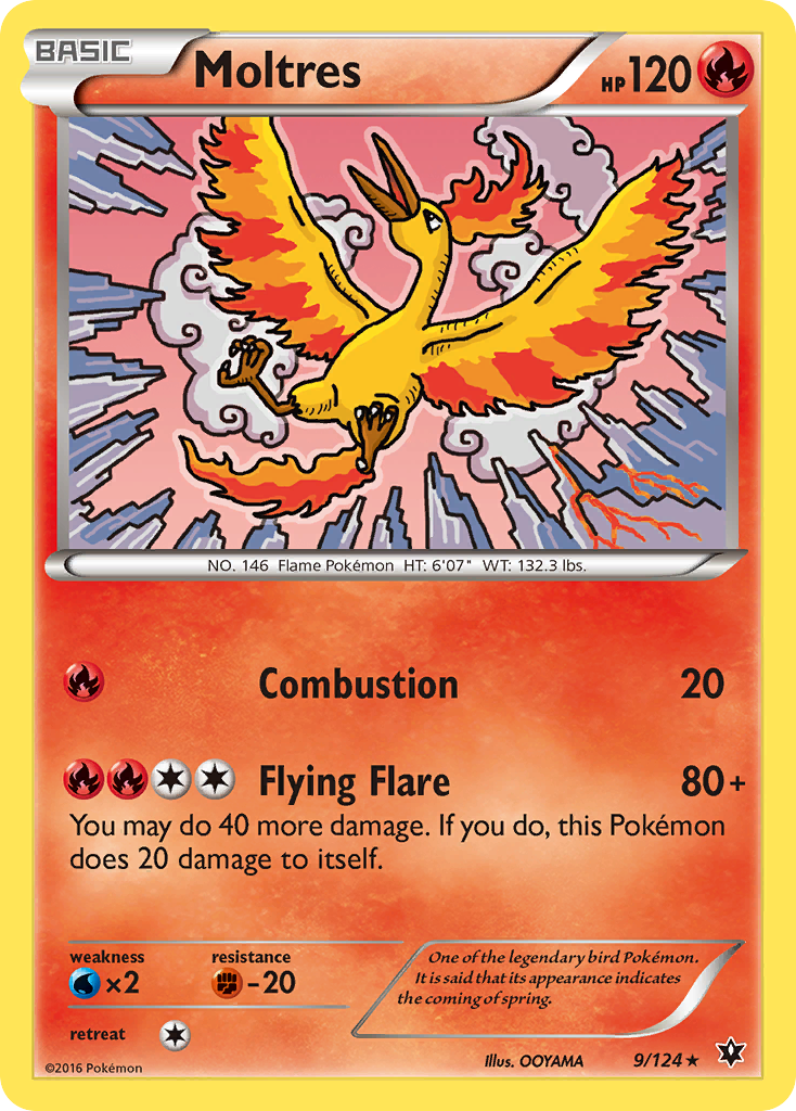 Moltres (9/124) [XY: Fates Collide] | Play N Trade Winnipeg