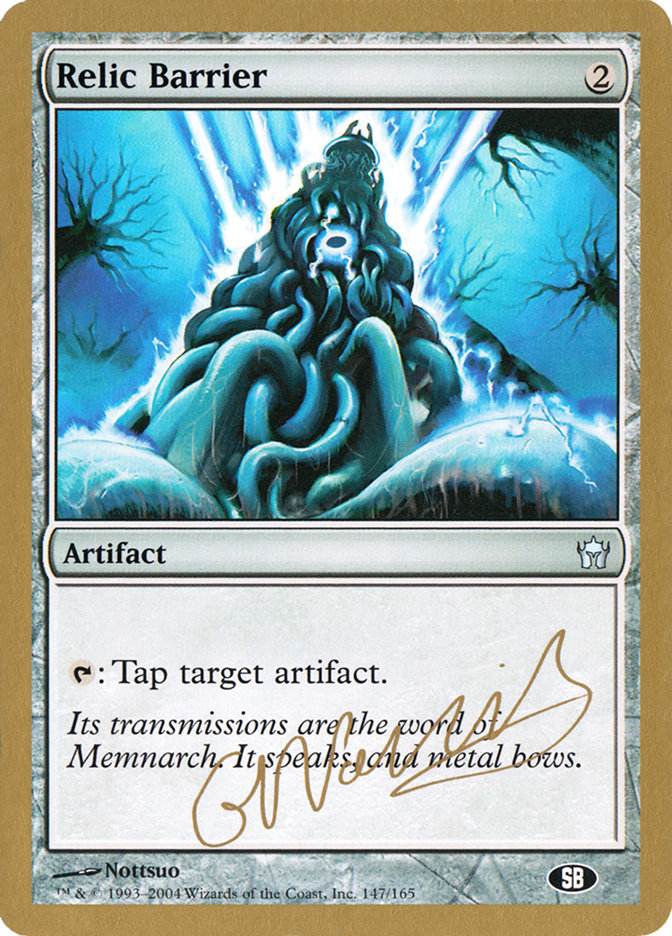 Relic Barrier (Gabriel Nassif) (SB) [World Championship Decks 2004] | Play N Trade Winnipeg