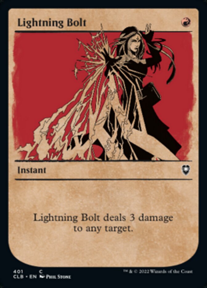 Lightning Bolt (Showcase) [Commander Legends: Battle for Baldur's Gate] | Play N Trade Winnipeg