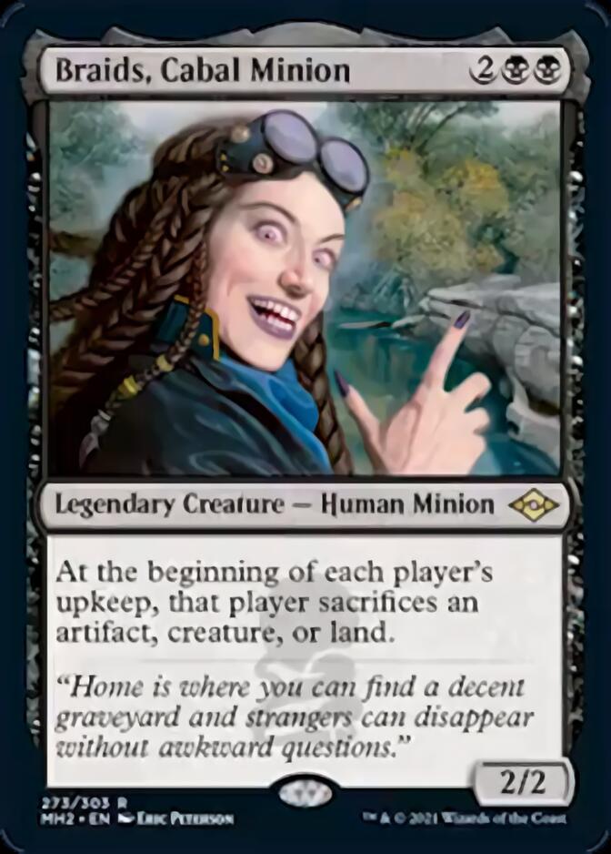 Braids, Cabal Minion (Foil Etched) [Modern Horizons 2] | Play N Trade Winnipeg