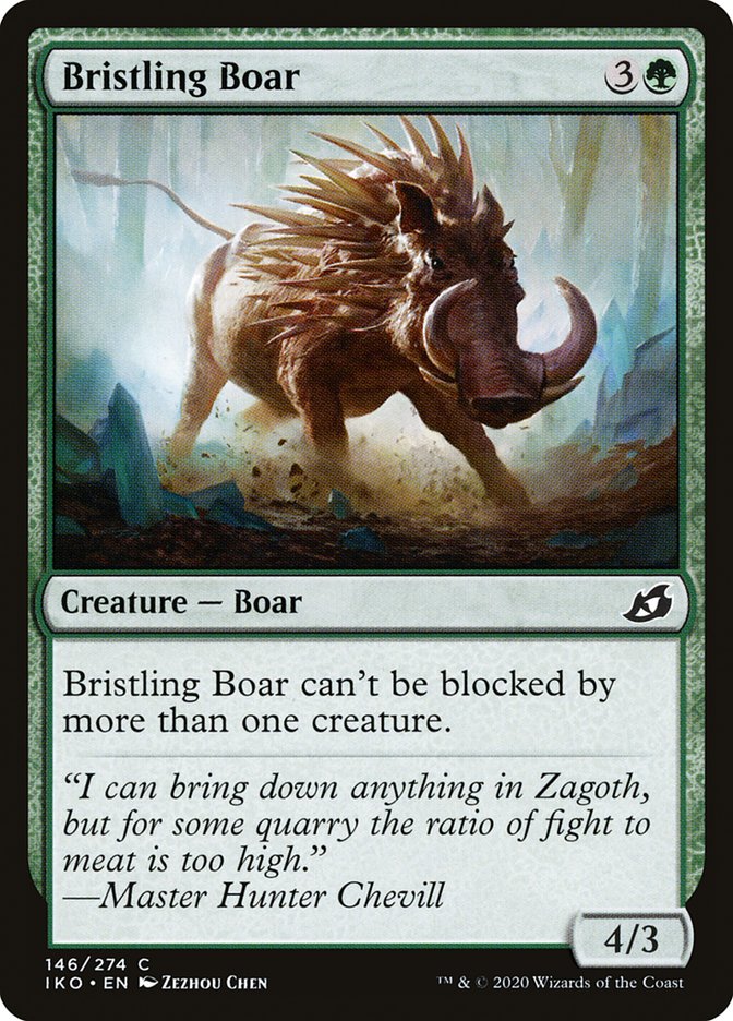 Bristling Boar [Ikoria: Lair of Behemoths] | Play N Trade Winnipeg