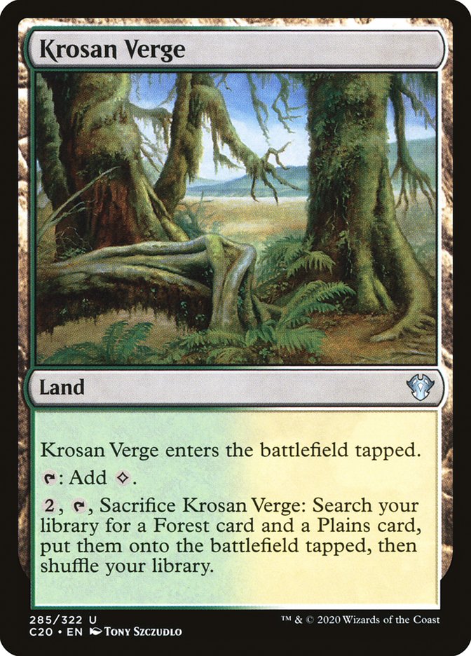 Krosan Verge [Commander 2020] | Play N Trade Winnipeg