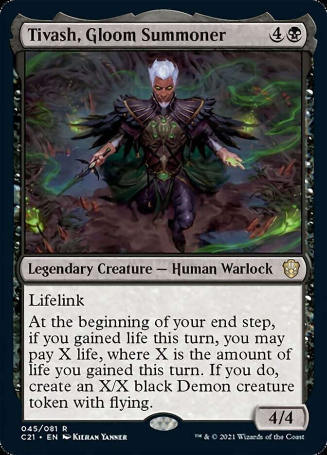 Tivash, Gloom Summoner [Commander 2021] | Play N Trade Winnipeg