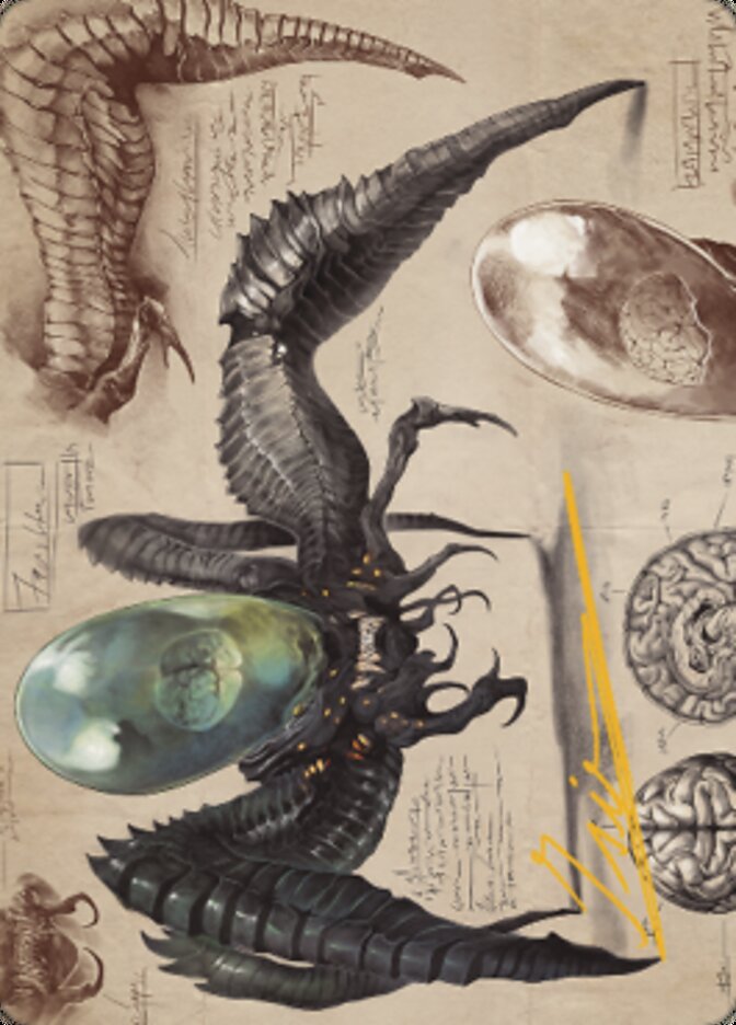 Psychosis Crawler Art Card (Gold-Stamped Signature) [The Brothers' War Art Series] | Play N Trade Winnipeg