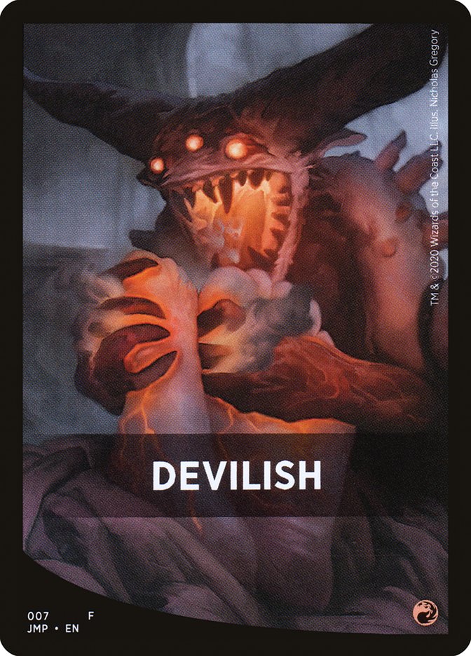 Devilish Theme Card [Jumpstart Front Cards] | Play N Trade Winnipeg