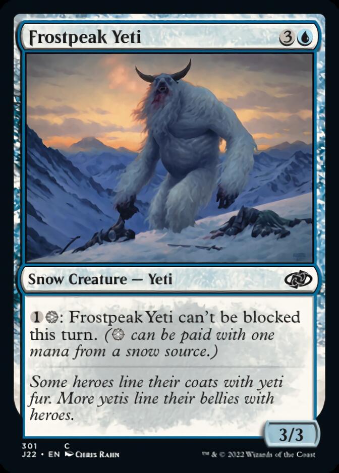 Frostpeak Yeti [Jumpstart 2022] | Play N Trade Winnipeg