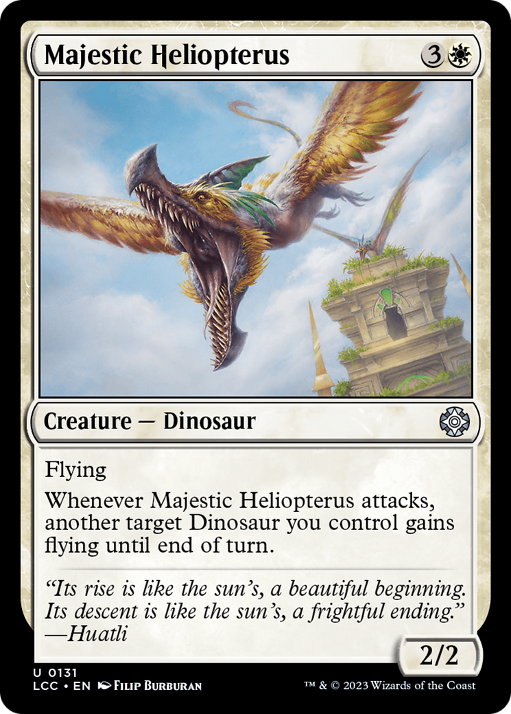 Majestic Heliopterus [The Lost Caverns of Ixalan Commander] | Play N Trade Winnipeg