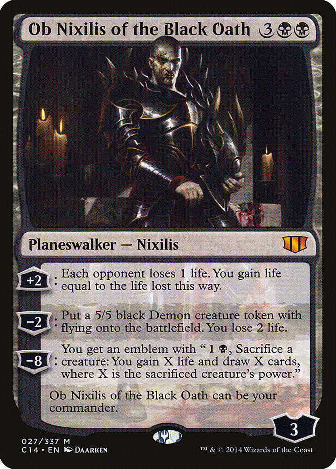 Ob Nixilis of the Black Oath [Commander 2014] | Play N Trade Winnipeg
