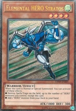 Elemental HERO Stratos [OP09-EN001] Ultimate Rare | Play N Trade Winnipeg