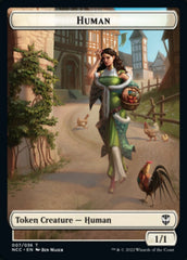 Eldrazi Spawn // Human Double-sided Token [Streets of New Capenna Commander Tokens] | Play N Trade Winnipeg